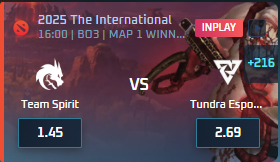 Team Spirit vs Tundra Esports September 5