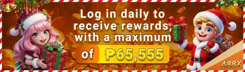 Log in daily to receive rewards with the maximum of 65,555