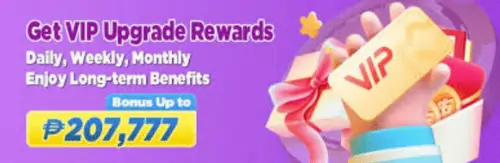 get vip upgrade rewards bonus up to 207,777