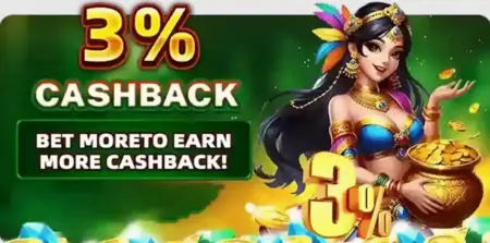 3% CASHBACK