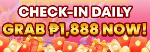 Check-in daily grab 1,888 now