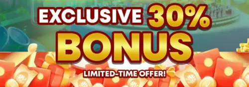 Enjoy 30% DAILY CASHBACK!