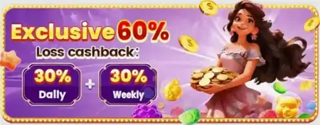 Exclusive 60% loss cashback