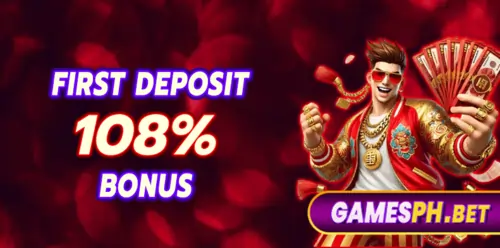 gamesph first deposit get 108% bonus